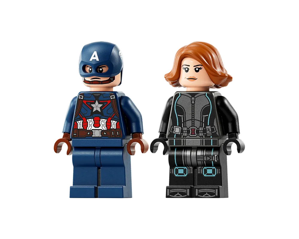 =LEGO Super Heroes 76260 - Black Widow & Captain America Motorcycles - Authentic LEGO Set Image 6