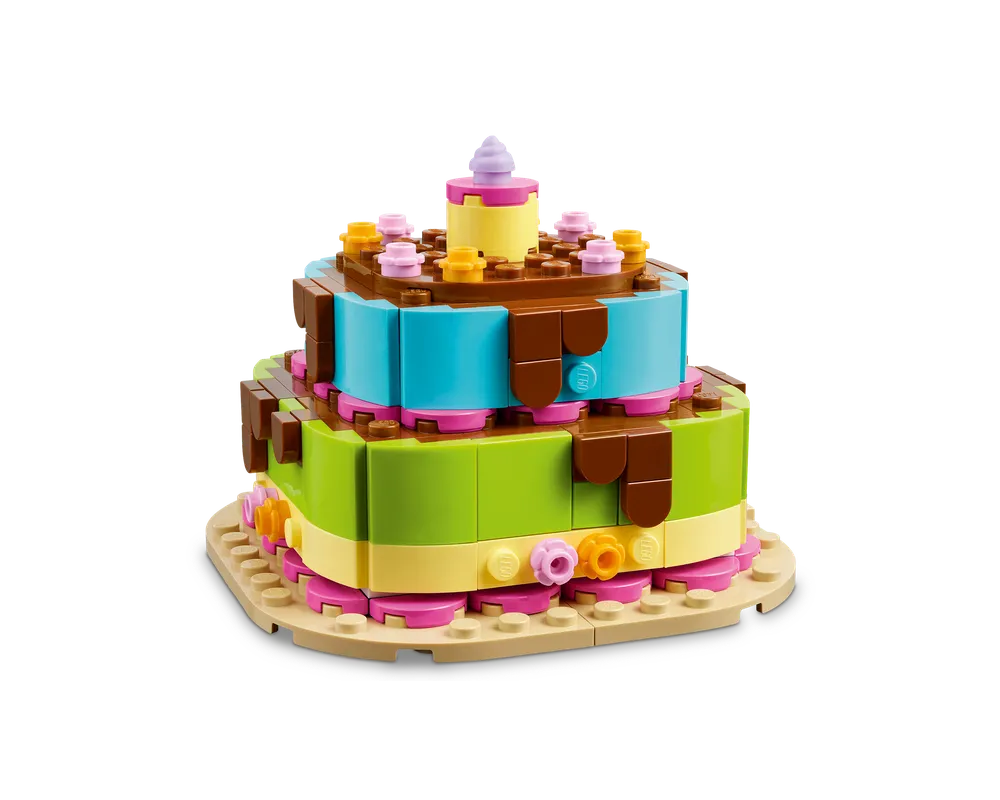 LEGO Holiday & Event 40815 - Birthday Party Cake - Authentic LEGO Set Image 14
