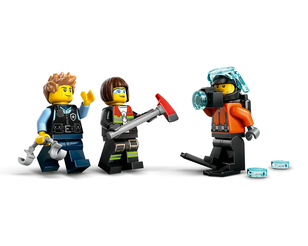 LEGO City 60462 - Helicopter, Fire Truck & Submarine Remix - Authentic LEGO Set Image 8