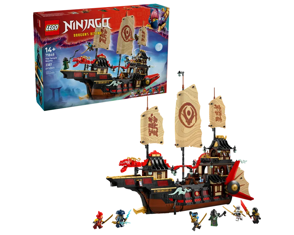 LEGO NINJAGO 71848 - The Temple Bounty - Authentic LEGO Set Main Image
