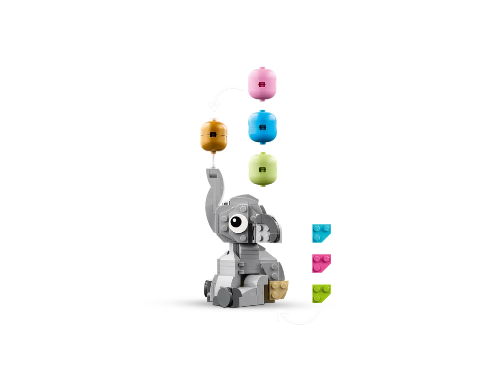 LEGO Holiday & Event 40814 - Baby Elephant in the Sky - Authentic LEGO Set Image 16