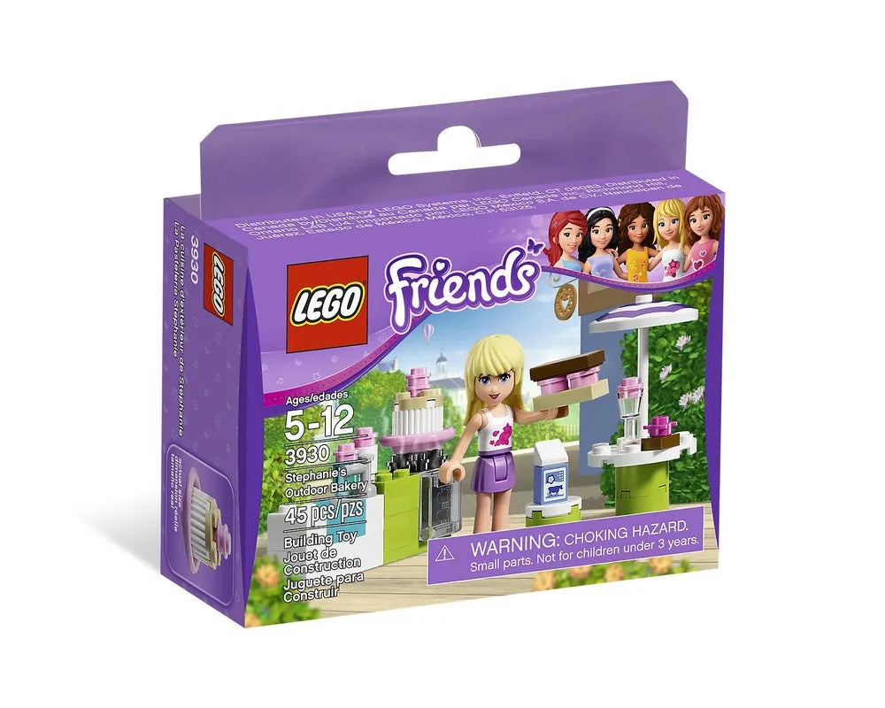 LEGO Friends 3930 - Stephanie&#39;s Outdoor Bakery - Authentic LEGO Set Main Image
