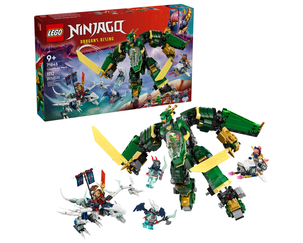 LEGO NINJAGO 71845 - Lloyd’s Jet Mech - Authentic LEGO Set Main Image