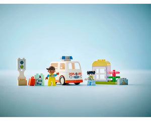 LEGO DUPLO 10447 - Ambulance & Driver - Authentic LEGO Set Image 8