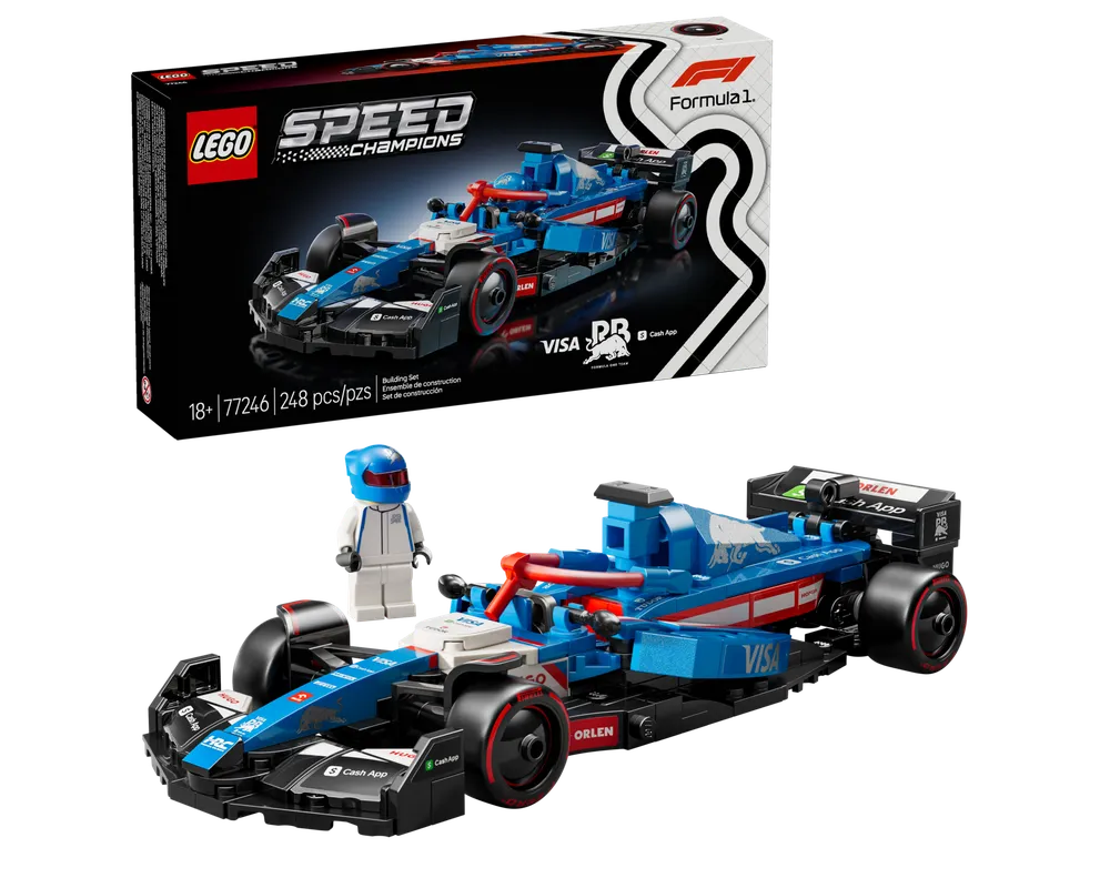 LEGO SPEED CHAMPIONS 77246 - Visa Cash App RB VCARB 01 - Authentic LEGO Set Main Image