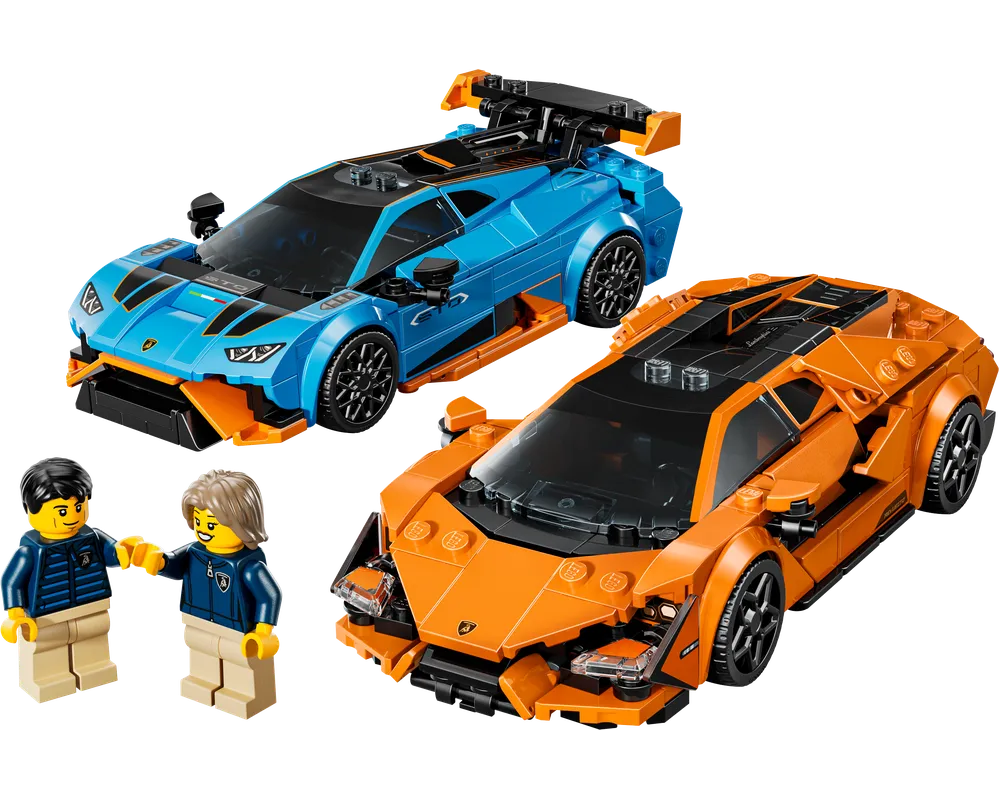 LEGO SPEED CHAMPIONS 77238 - Lamborghini Revuelto & Lamborghini Huracán STO - Authentic LEGO Set Image 3