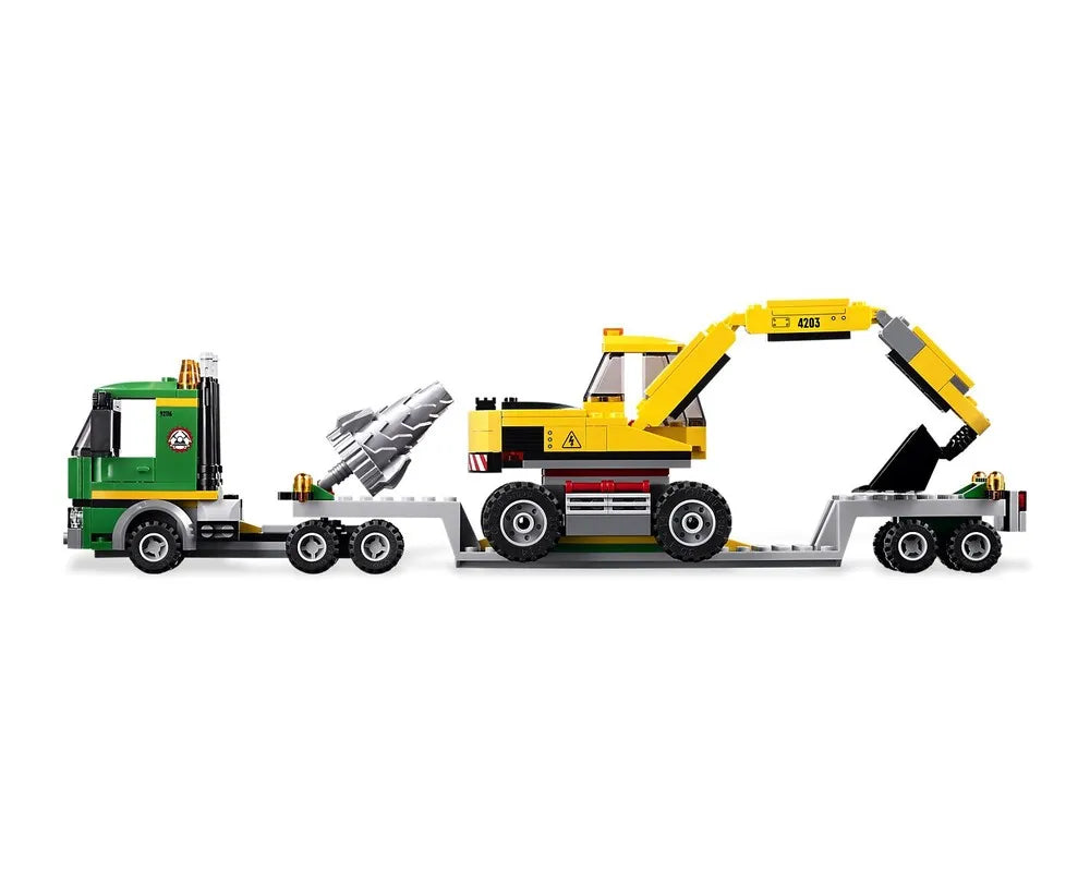 LEGO City 4203 - Excavator Transport - Authentic LEGO Set Image 5