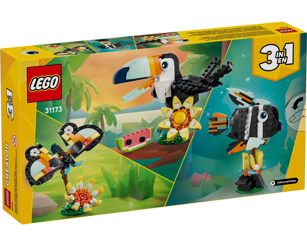 LEGO Creator 31173 - Tropical Toucan - Authentic LEGO Set Image 6