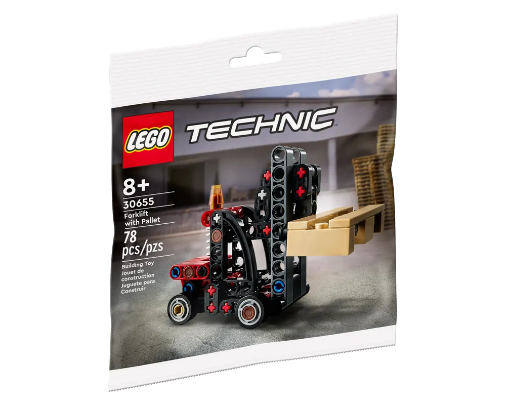 =LEGO Technic 30655 - Forklift with Pallet polybag - Authentic LEGO Set Main Image
