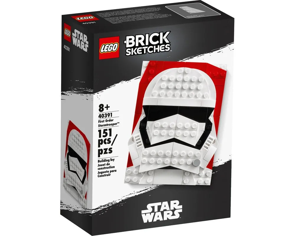 LEGO Brick Sketches 40391 - First Order Stormtrooper - Authentic LEGO Set Main Image