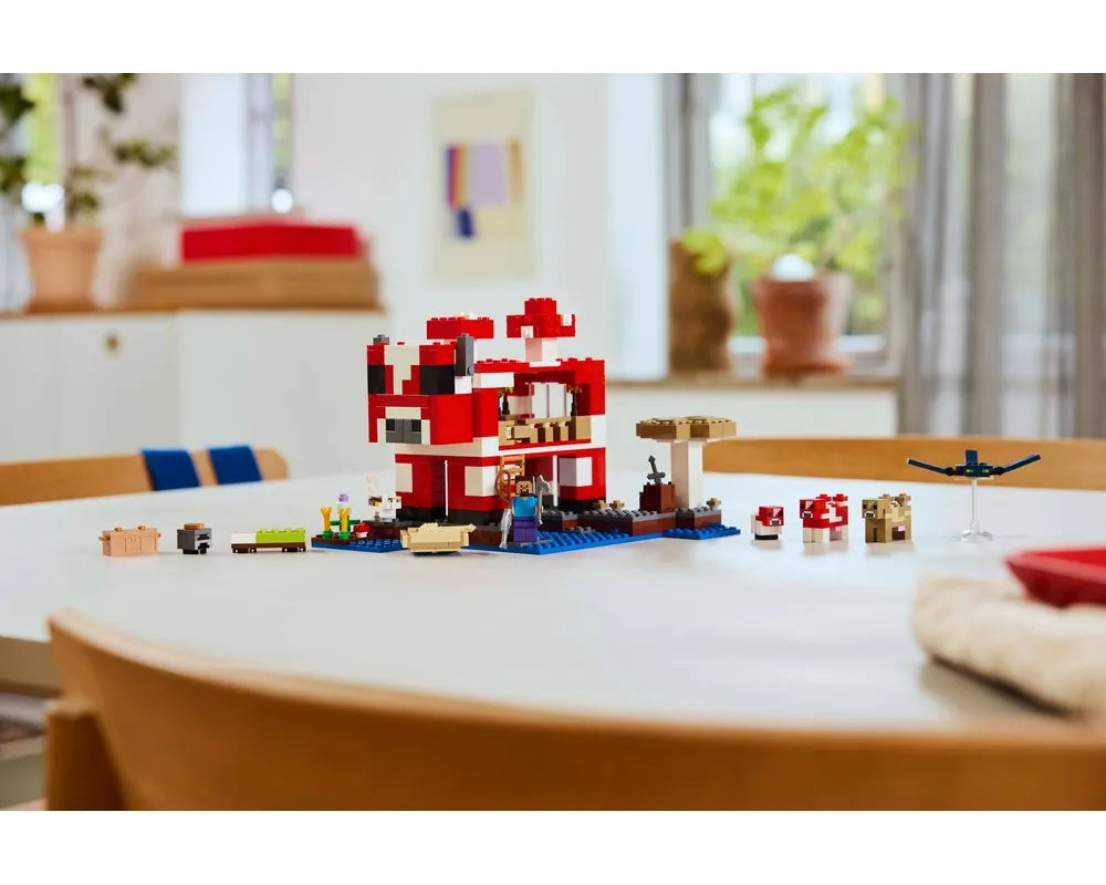 LEGO Minecraft 21270 - The Mooshroom House - Authentic LEGO Set Image 10