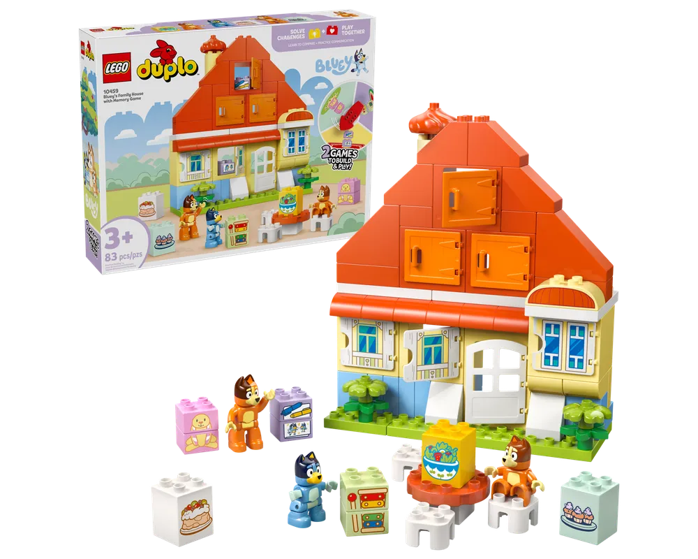LEGO Bluey 10459 - Bluey’s Family House - Authentic LEGO Set Main Image