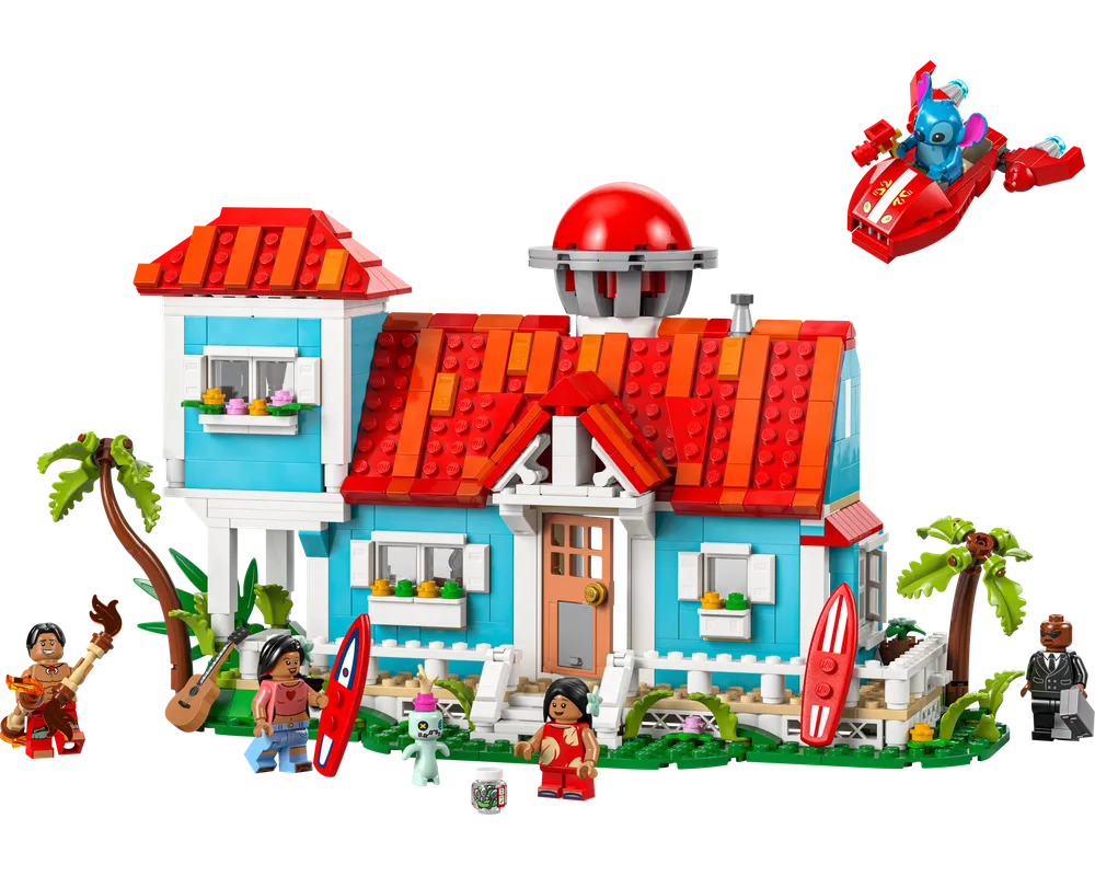 LEGO Disney 43268 - Lilo and Stitch Beach House - Authentic LEGO Set Image 2