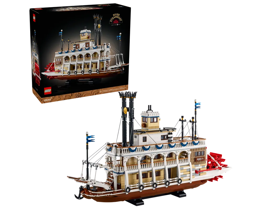 LEGO LEGO Ideas &#40;CUUSOO&#41; 21356 - River Steamboat - Authentic LEGO Set Main Image