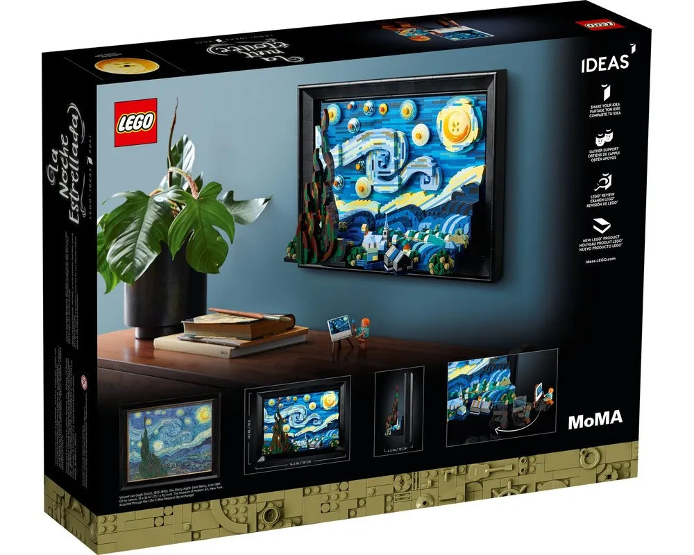 LEGO LEGO Ideas &#40;CUUSOO&#41; 21333 - The Starry Night (Vincent van Gogh) - Authentic LEGO Set Image 7