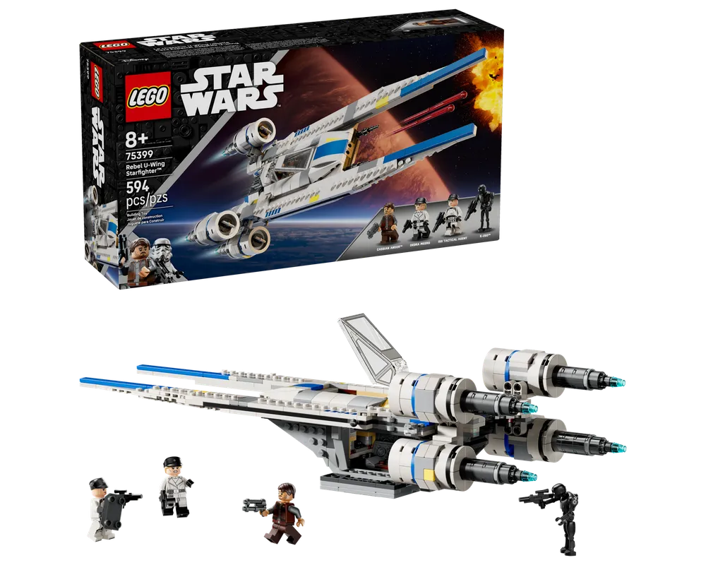 LEGO Star Wars 75399 - Rebel U-Wing Starfighter - Authentic LEGO Set Main Image