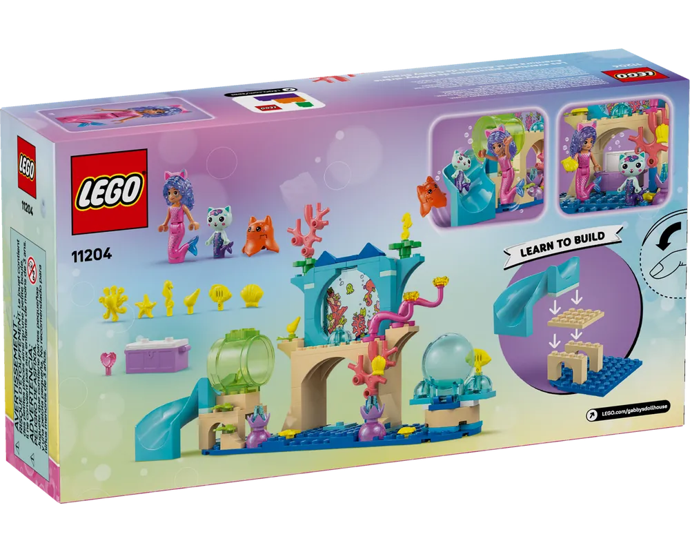 LEGO Gabby's Dollhouse 11204 - Mermaid Gabby's Aquarium Adventure - Authentic LEGO Set Image 2