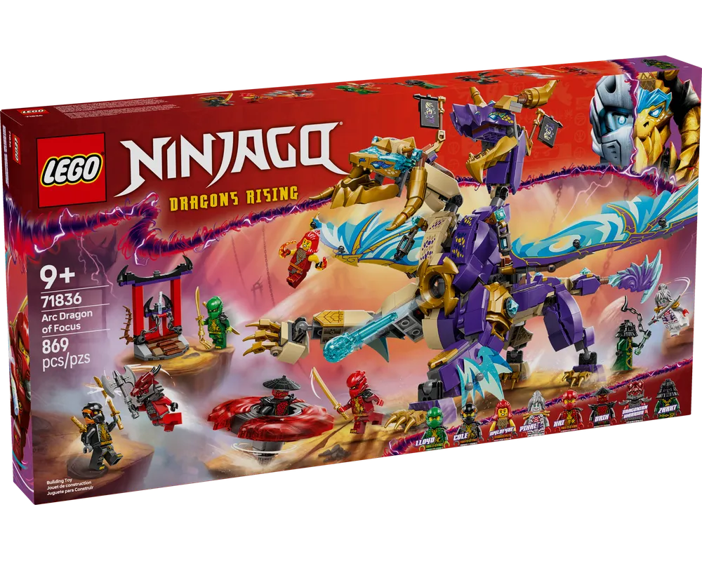 LEGO NINJAGO 71836 - Arc Dragon of Focus - Authentic LEGO Set Main Image