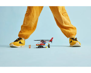 LEGO City 60411 - Fire Rescue Helicopter - Authentic LEGO Set Image 3