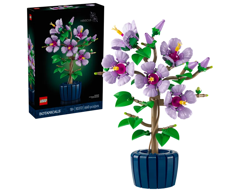 LEGO Botanicals 10372 - Hibiscus - Authentic LEGO Set Main Image