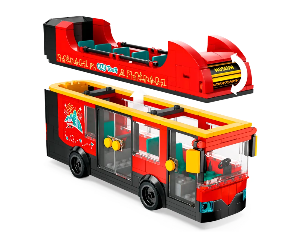 LEGO City 60407 - Double-Decker Sightseeing Bus - Authentic LEGO Set Image 5