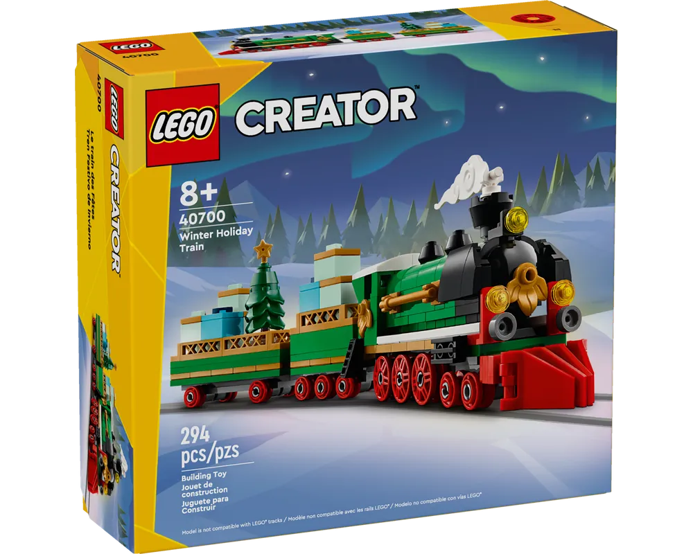LEGO Creator 40700 - Winter Holiday Train - Authentic LEGO Set Main Image