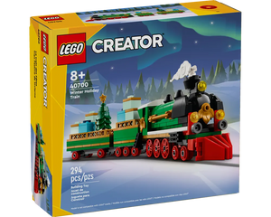 LEGO Creator 40700 - Winter Holiday Train - Authentic LEGO Set Main Image