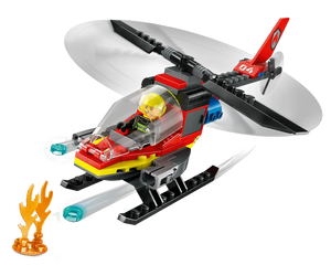LEGO City 60411 - Fire Rescue Helicopter - Authentic LEGO Set Image 4