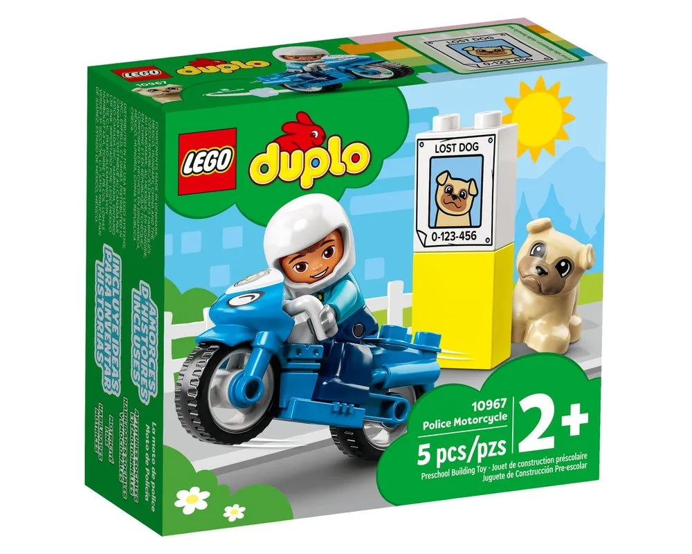 LEGO DUPLO 10967 - Police Motorcycle - Authentic LEGO Set Main Image