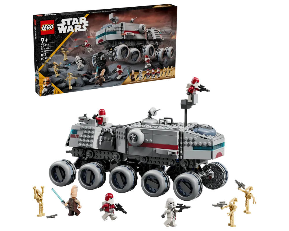 LEGO Star Wars 75413 - Republic Juggernaut - Authentic LEGO Set Main Image