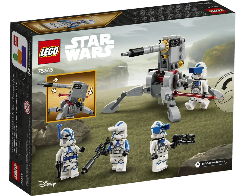 LEGO Star Wars 75345 - 501st Clone Troopers Battle Pack - Authentic LEGO Set Image 6