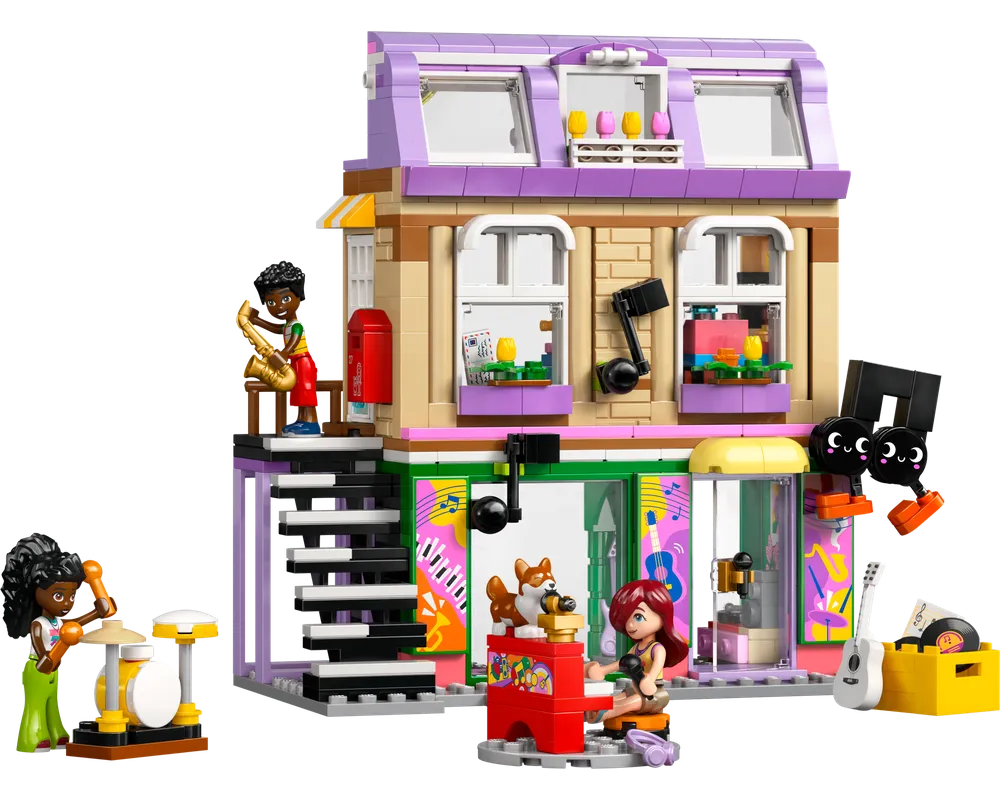 LEGO Friends 42653 - Music Store & Apartment - Authentic LEGO Set Image 14