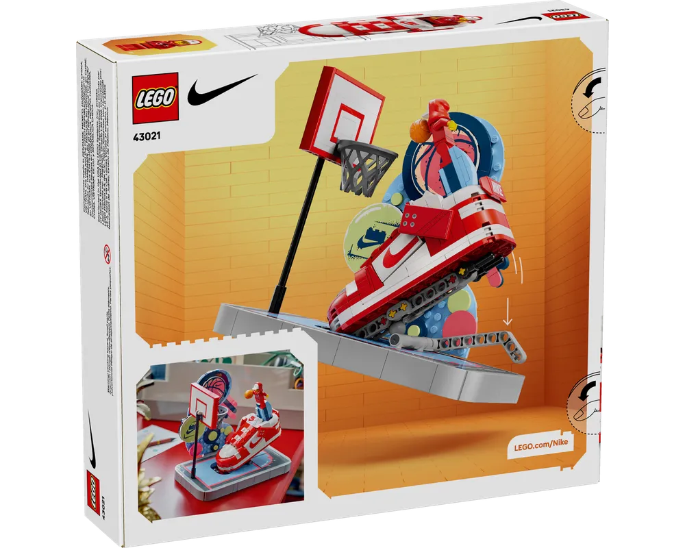 LEGO Nike 43021 - Nike Dunk Trickshot - Authentic LEGO Set Image 3