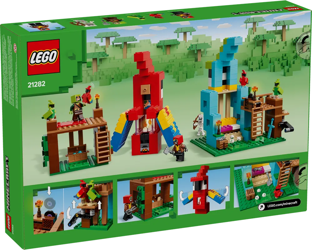 LEGO Minecraft 21282 - The Parrot Houses - Authentic LEGO Set Image 3
