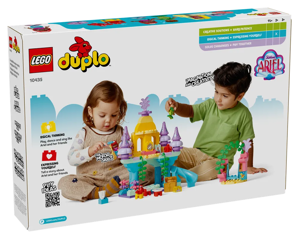 LEGO DUPLO 10435 - Ariel's Magical Underwater Palace - Authentic LEGO Set Image 4
