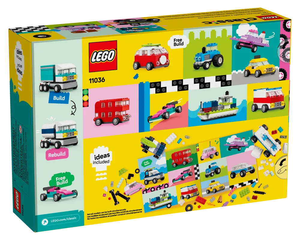 LEGO Classic 11036 - Creative Vehicles - Authentic LEGO Set Image 4