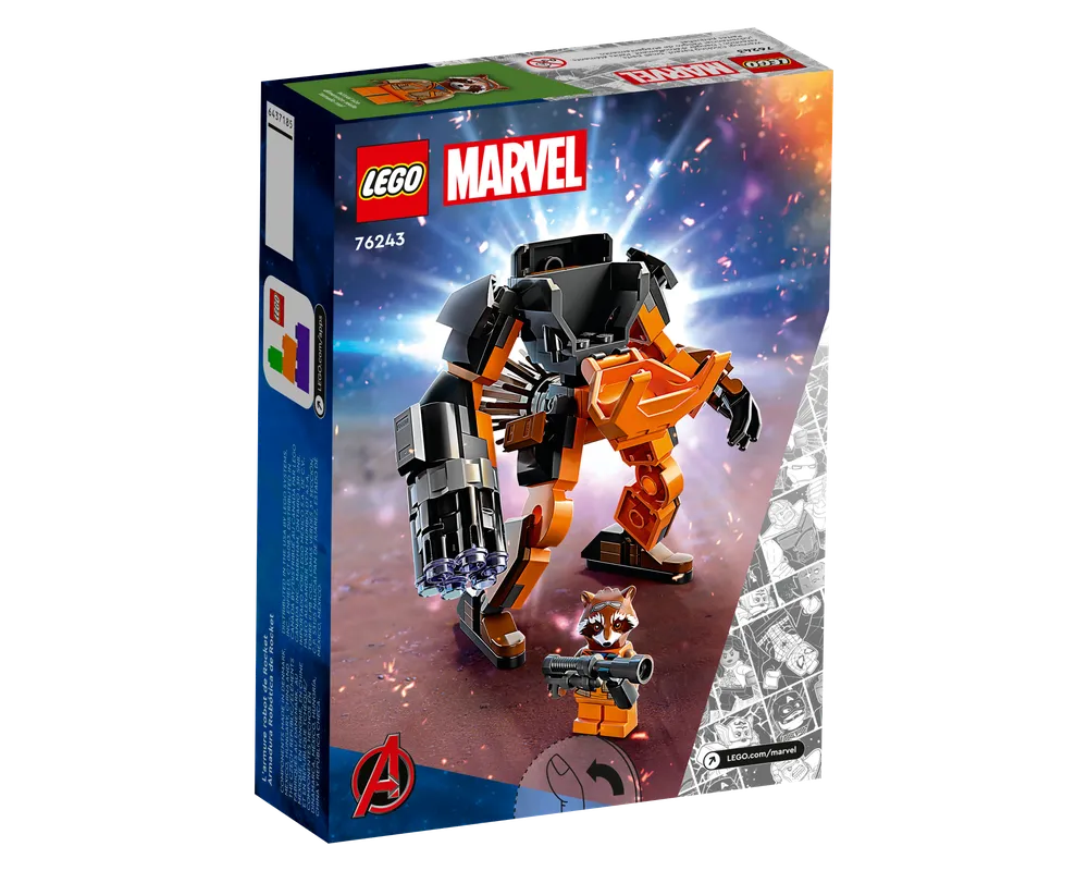 =LEGO Super Heroes 76243 - Rocket Mech Armor - Authentic LEGO Set Image 6