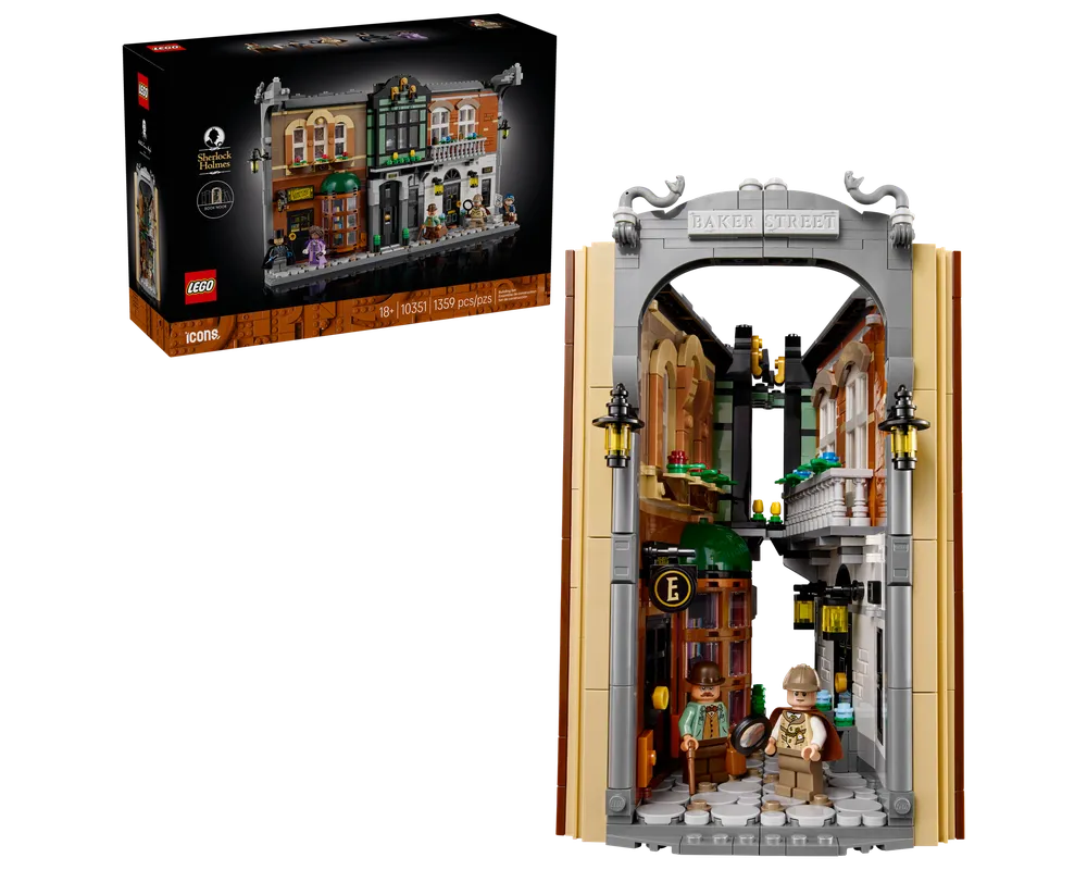 LEGO Creator 10351 - 1 - Sherlock Holmes: Book Nook - Authentic LEGO Set Main Image