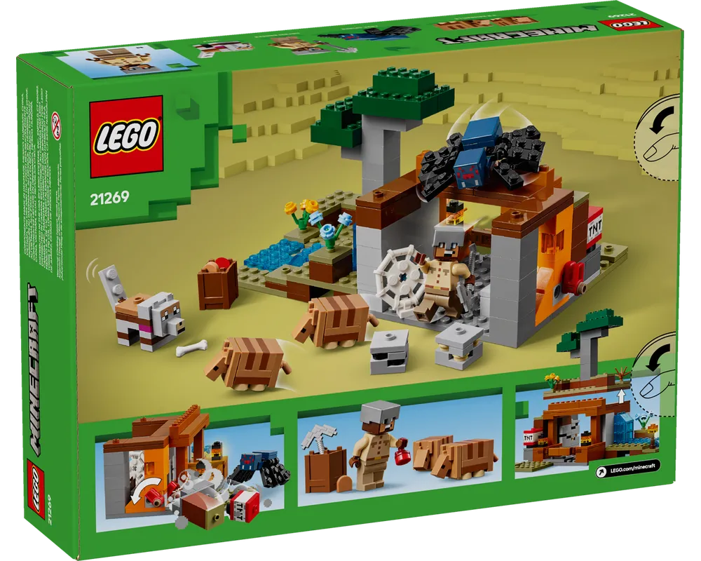 LEGO Minecraft 21269 - The Armadillo Mine Expedition - Authentic LEGO Set Image 3