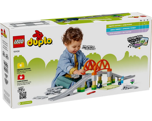 LEGO DUPLO 10426 - Train Bridge and Tracks Expansion Set - Authentic LEGO Set Image 4