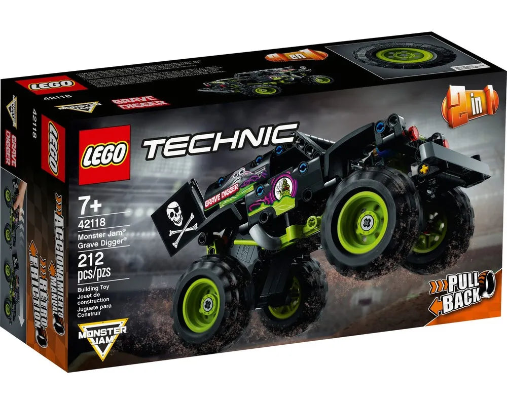 LEGO Technic 42118 - Monster Jam Grave Digger - Authentic LEGO Set Main Image