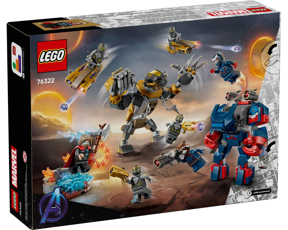 LEGO Super Heroes 76322 - Avengers: Endgame Thor vs. Chitauri - Authentic LEGO Set Image 2