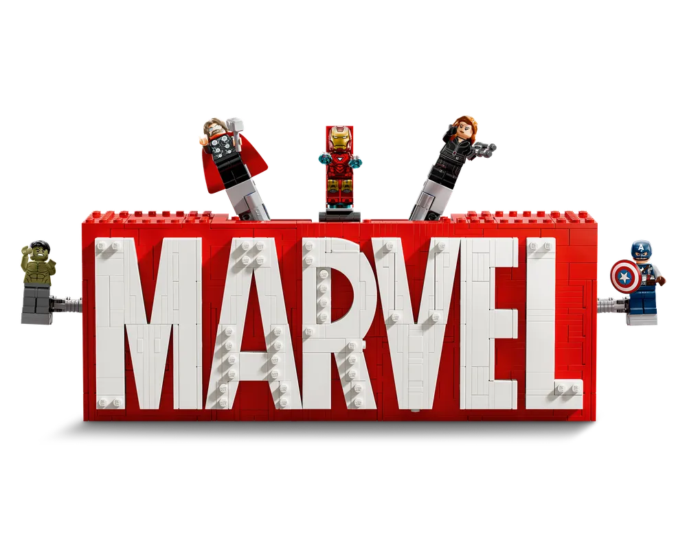 LEGO Super Heroes 76313 - MARVEL Logo - Authentic LEGO Set Image 4