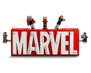LEGO Super Heroes 76313 - MARVEL Logo - Authentic LEGO Set Image 4