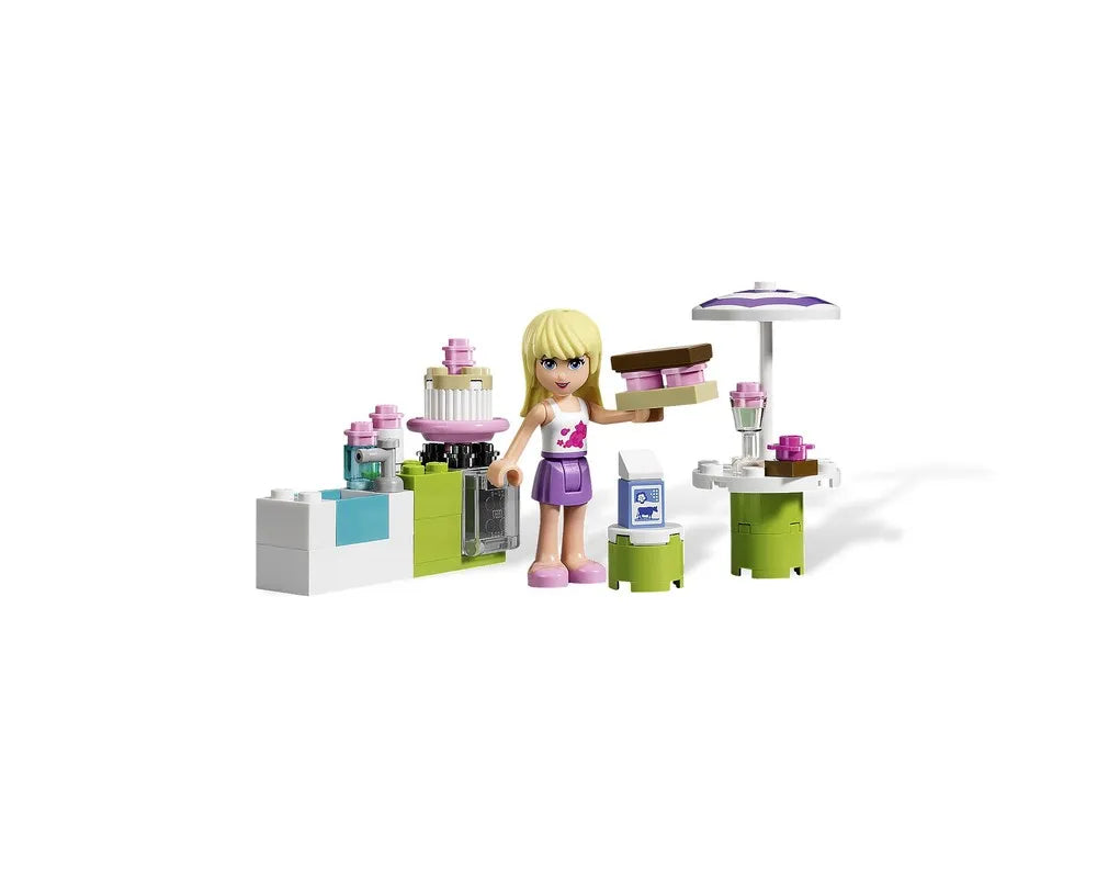 LEGO Friends 3930 - Stephanie&#39;s Outdoor Bakery - Authentic LEGO Set Image 2