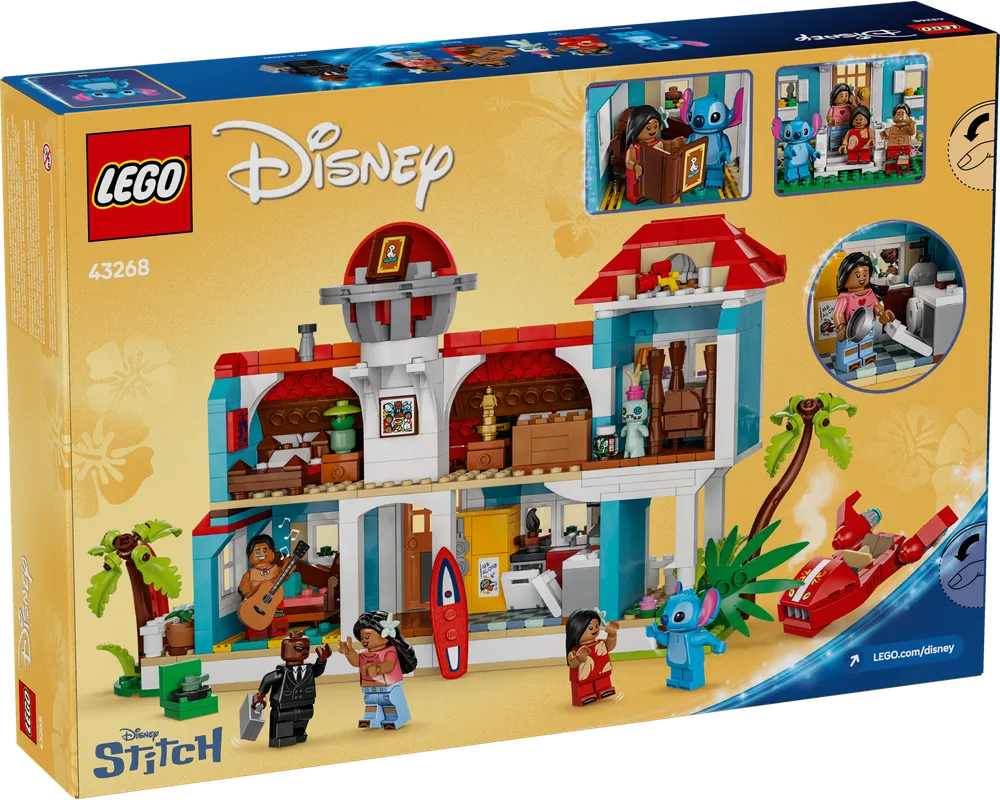 LEGO Disney 43268 - Lilo and Stitch Beach House - Authentic LEGO Set Image 3