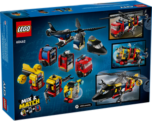 LEGO City 60462 - Helicopter, Fire Truck & Submarine Remix - Authentic LEGO Set Image 3