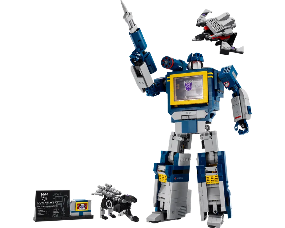 LEGO LEGO Ideas &#40;CUUSOO&#41; 10358 - Soundwave - Authentic LEGO Set Image 3