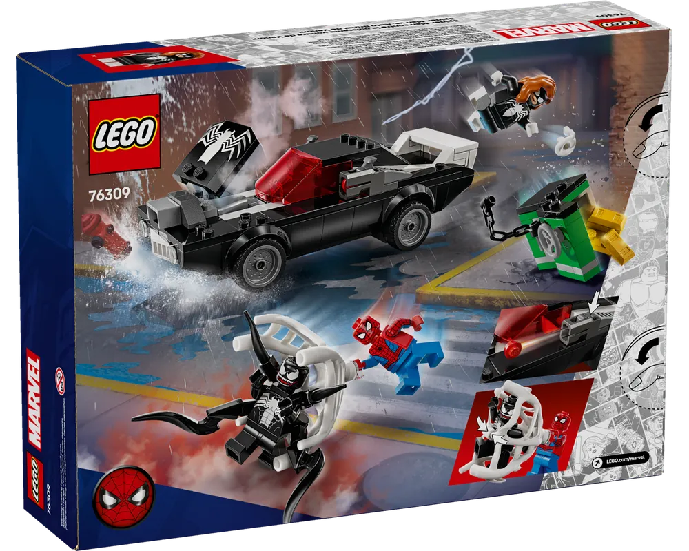 LEGO Super Heroes 76309 - Spider-Man vs. Venom Muscle Car - Authentic LEGO Set Image 3