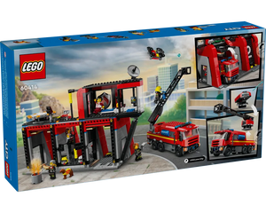 LEGO City 60414 - Fire Station with Fire Truck - Authentic LEGO Set Image 8